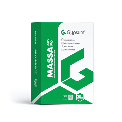 Massa Pó Tratamento Juntas Drywall 90m C/ 20kg Gypsum