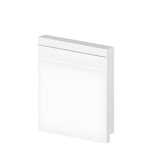 Rodapé Liso Branco 15cmx15mmx2,40m Arquitech 51015