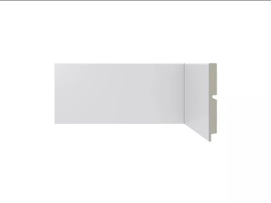RODAPE LISO BRANCO DM04 2400MX100MMX13MM BUILD UP