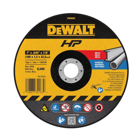 Disco Corte Aço Inox 1/16"Dewalt Dw8065-Ar