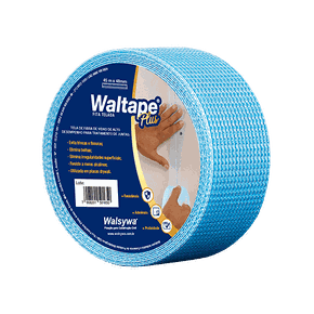 Fita Telada Waltape Plus Azul 45m Walsywa